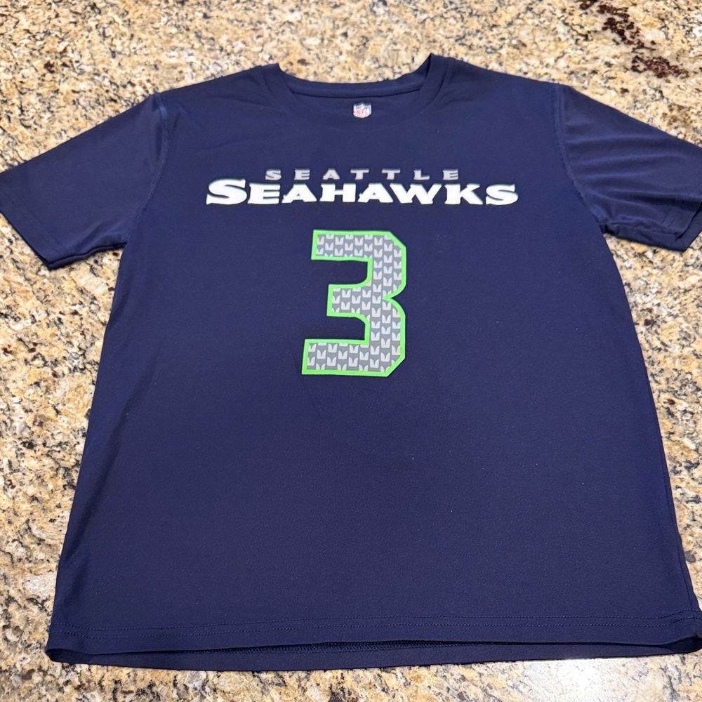 Seattle Seahawks Kids Jersey Tee Navy Blue